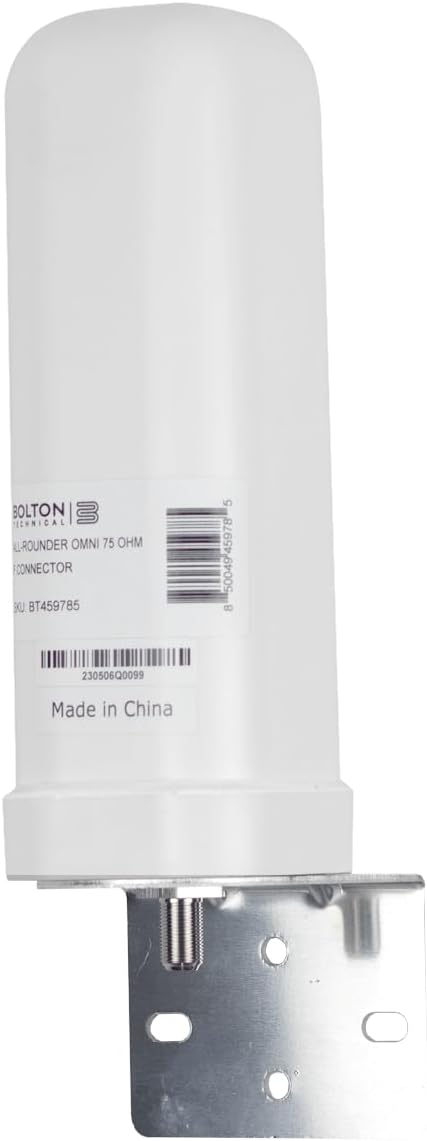 The All 'Rounder | Bolton Technical Omni-Directional Cellular Antenna, 75 Ohm,| F-Female Covers 698-2700MHz Cellular bandwidths, All Cellular Carriers
