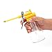 Oil Can Transparent High Pressure Oiler Lubrication Oil Can Bottle Oiling Gun with Rigid & Flex Spout Thumb Pump Tool Oiler