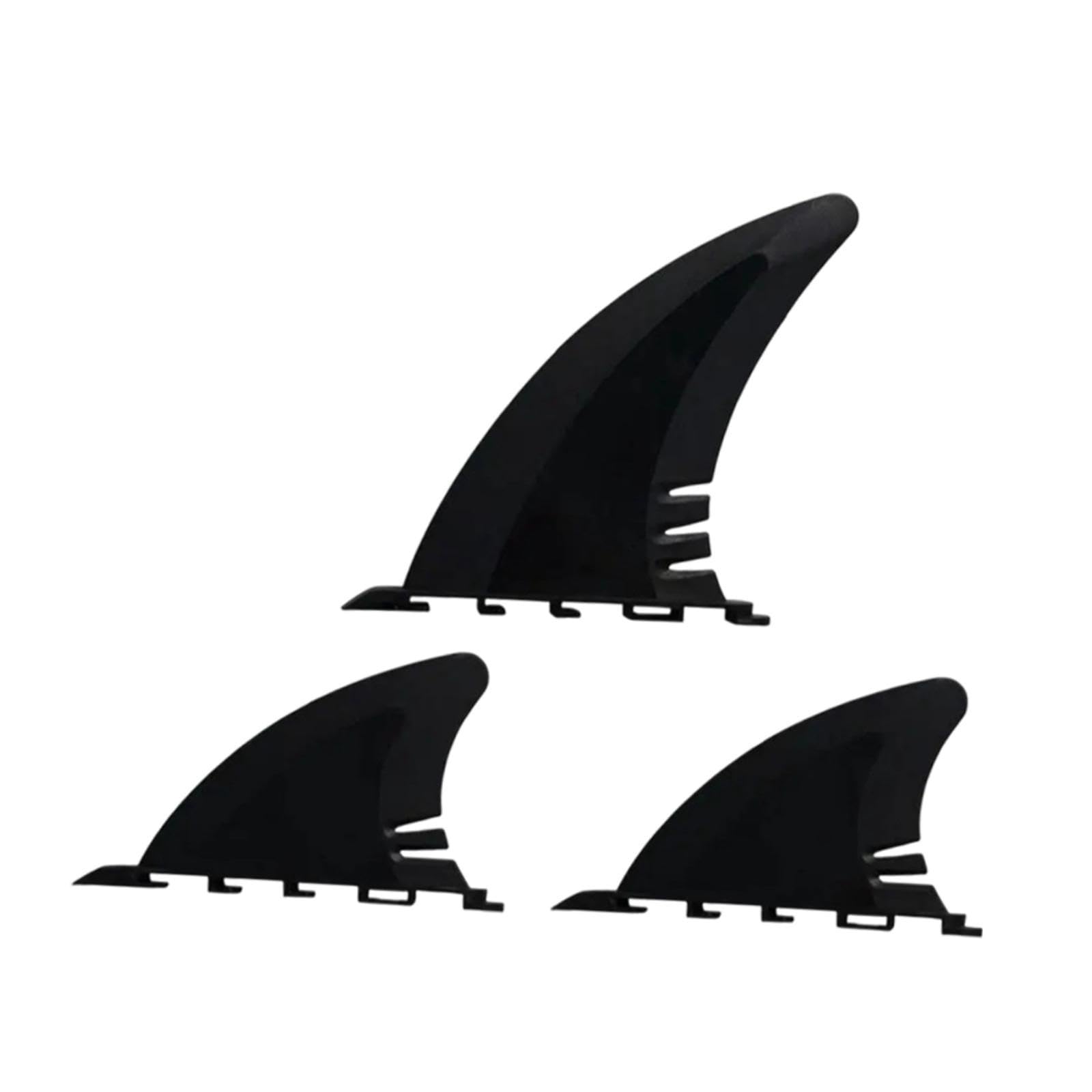 Juego de 3 Aletas de PVC para Tabla de Surf, Ajuste Universal, Repuesto