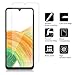 iCsapr 4 Pack Glass Screen Protector Compatible for Samsung Galaxy A33 5G [9H Hardness] SM-A336E HD Screen Tempered Glass, Scratch Resistant,Easy Install [Case Friendly]