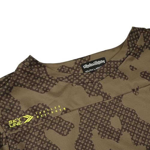 Troy Lee Designs Camiseta juvenil Skyline SS; SCRUBLAND Olive XL