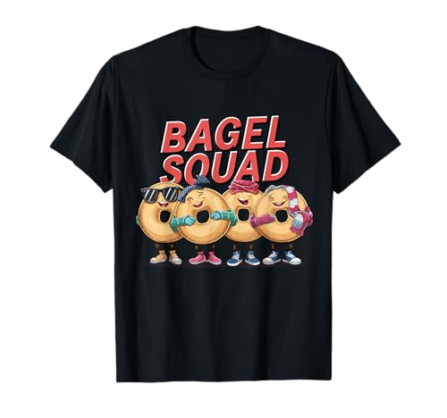 Bagel Squad Shirt for Bagel Lover | Jewish Food Bagel T-Shirt