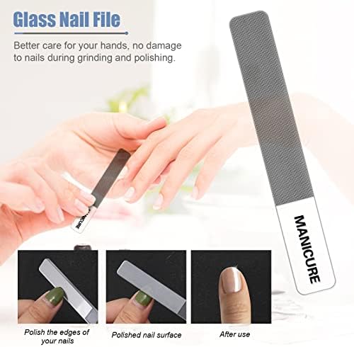 Manicure Set Professional Nail Clippers Pedicure Kit, 16 pcs Stainless Steel Nail Care Tools Grooming Kit with Luxurious Travel Leather Case for Thick Nails Men Women Gift (Blue)