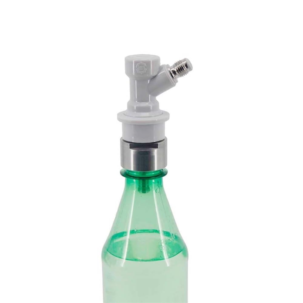 UGLYAF Sodawasser-Bier-Karbonisierungs-Kit Kugelverschluss-Karbonisierungskappe mit 5/16-Zoll-Widerhaken-Kohlendioxid-Passform for Softdrink-PET-Flaschen (Color : G)