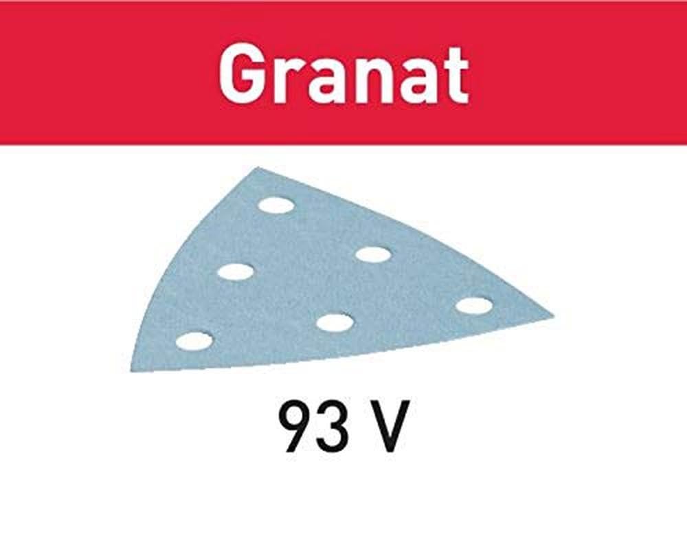 Festool 497396 Granat P180 Grit RO 90 (93mm) Delta Abrasive Sanding Sheets, 100-Pack
