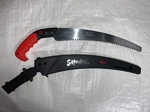 Kanzawa Samurai Ichigeki Pruning Saw 330mm C-330-LH with Ergo Grip (Orange) w/sheath Made in Japan