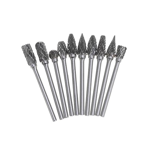 Set de 2 fresas rotativas de carburo de acero tungsteno miniatura 3
