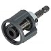 Produktbild wolfcraft 1539000 Bithalter mit Tiefenstopp 60 mm - mit Magnet und Fixierschraube