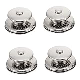 SEWACC 4 Stück Marine Druckknöpfe Aus Vernickeltem Metall Segeltuchbefestigung Für Boot Zelt Gartenmöbel Wetterbeständig Einfach Zu Montieren Vielseitiges Befestigungsset