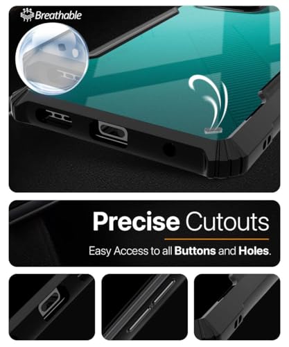 Image of AIBEX Crystal Clear Back Cover Case for Infinix Note 50x 5G| 360 Degree Protection | Shock Proof Design | Transparent Back