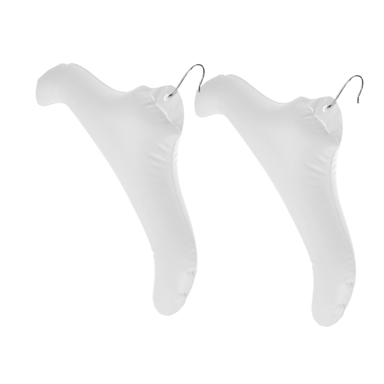 PRETYZOOM 8pezzi Grucce Inflabili Da Viaggio Pvc Appendini Leggeri e Compatti Per Abbigliamento Per Uso Facili Da Riporre e Utilizzare