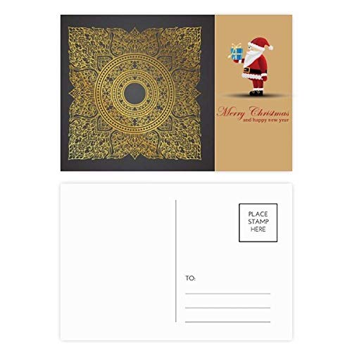 Cartes postales Père Noël Doré Thaïlande Customs Culture lot de 20 pour vœux de fin d'année
