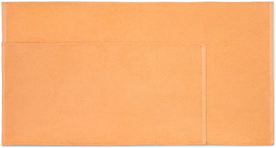 Top Towels Hand Towels 2 Hand Towels 2 Bath or Shower Towels 100% Cotton 500gsm, Papaya, Normal - Image 5
