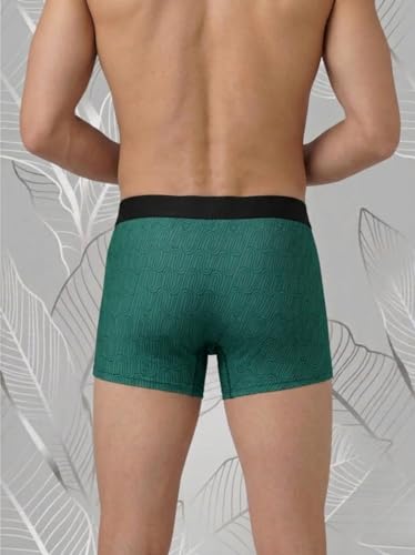 Image of CATELYN Ultra-Soft Nylon Breathable Stretch Trunks Men's Premium Printed Innerwear for Daily Comfort Men Sweatproof (Pack of 4)
