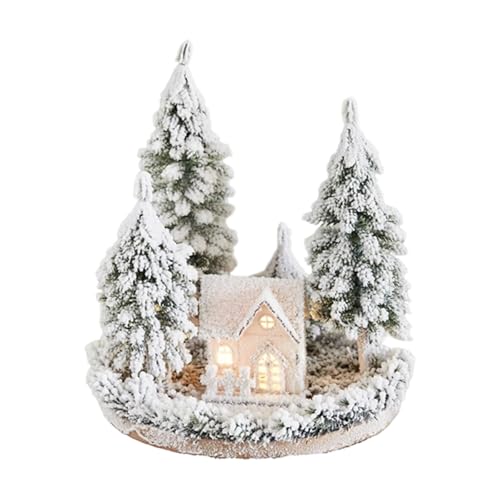 Árbol de Navidad artificial realista que no ensucia gracias a su acabado nevado 2