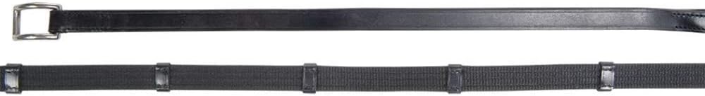 HKM Warendorf Webbing Reins, Black, Warmblood Size