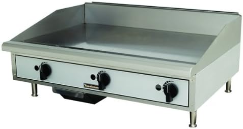 Toastmaster TMGE36 36" Stainless Steel Griddle, Electric, Countertop, Thermostatic Controls 208/240v/60/1-ph