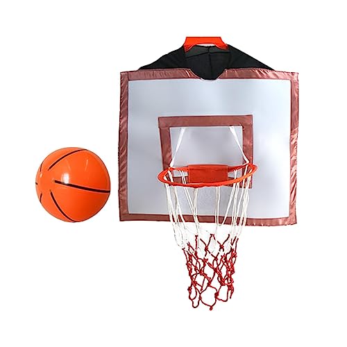 kowaku Wearable Basketball Hoop Basketball Rim Costumes Accessories Backboard Basketball Props Basketball Net for Children's Day Family Activities