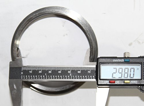 Emusa 3 Inch Mild Steel Exhaust V Band Clamp Male Female Flange #TOP5