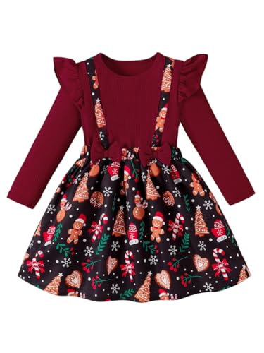 Image of TAGAS Dress for Girls II Baby Girl Dress|| Frock Girls Infants Casual wear for Kids Dresses and Jump Suite Round Neck Full Sleeve Dress for Girls