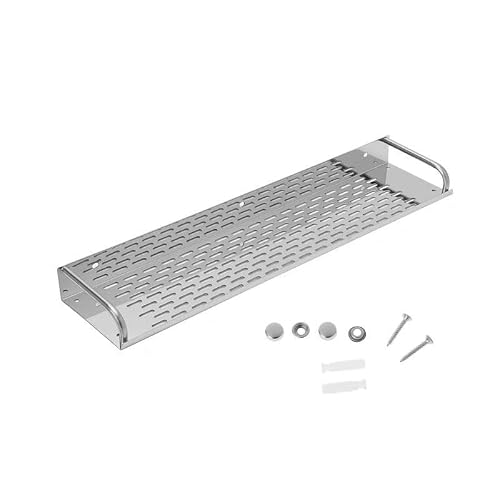 YUANCHUTOP Stainless Steel Kitchen Bathroom Shelf Wall-mounted Storage Rack Single Layer(40cm)