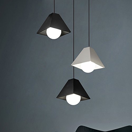 Suspension en métal à tête unique et petit lustre de table simple