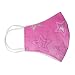 Produktbild Rosa Funkeln Silber Glitter Stern Stoff Bedruckte Wiederverwendbare Waschbare Gesichtsmaske Aus USA Stoff Mund Nasenmaske Alltagsmaske Mundschutz Metall Nase Brücke Filter für Damen