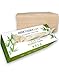 Northern Lux Disposable Bamboo Face Towels (80 Sheets) | Organic Biodegradable Dry Face Wipes | Strong, Soft, and Fragrance Free Bamboo for Makeup Removal Face Care | Disposable and Sustainable