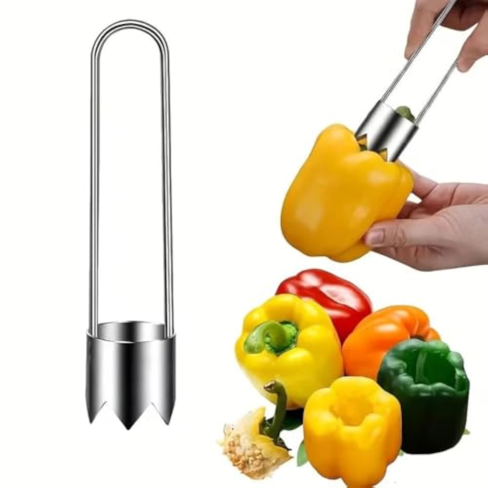 Stainless Steel Vegetable Corer & Deseeder Tool