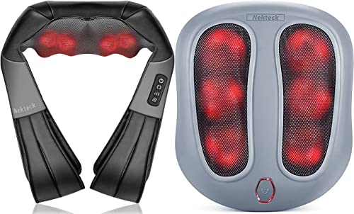 Nekteck FM01 Foot & Neck Massager Bundle