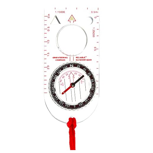Professional Boy Scout Boussole – remplis de, la Déclinaison réglable, magnétique, Cap – pour la Navigation, course d'orientation et de survie