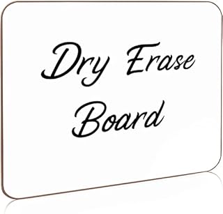 Scribbledo Small Dry Erase White Board Board 9 x 12 Inch Lapboard l Durable Portable Whiteboard for Kids Students, Classroom, Home, Office Work and for Paper and Pen Games (Blank)