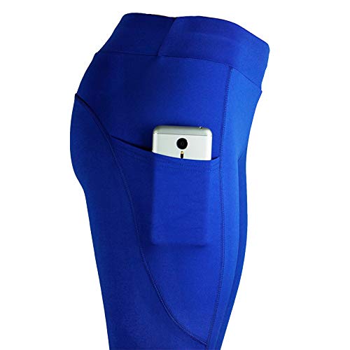 Mallas de entrenamiento para correr y yoga con bolsillos funcionales de mujer 4