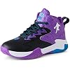 Big Kid Youth Basketball Shoes, Breathable Non-Slip Athletic Sneakers Lightweight Cushioned Trainers for Boys Girls