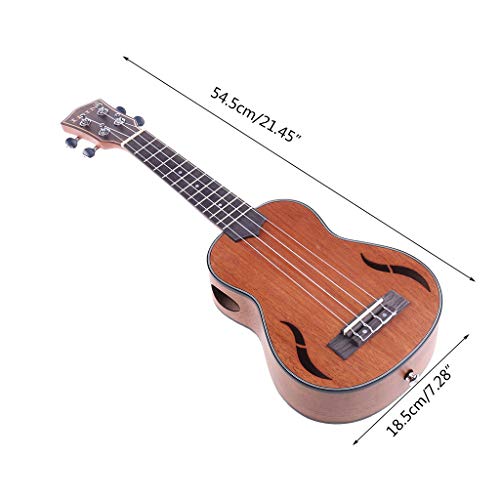 HELYZQ Ukulele Tenor Irin 21 Polegada Nogueira Madeira 18 Traste Acústico Ukelele Guitarra Mogno Fin