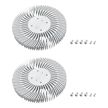 2pcs 90mmx10mm Round Aluminum Heat Sink Cooling 10W LED Light