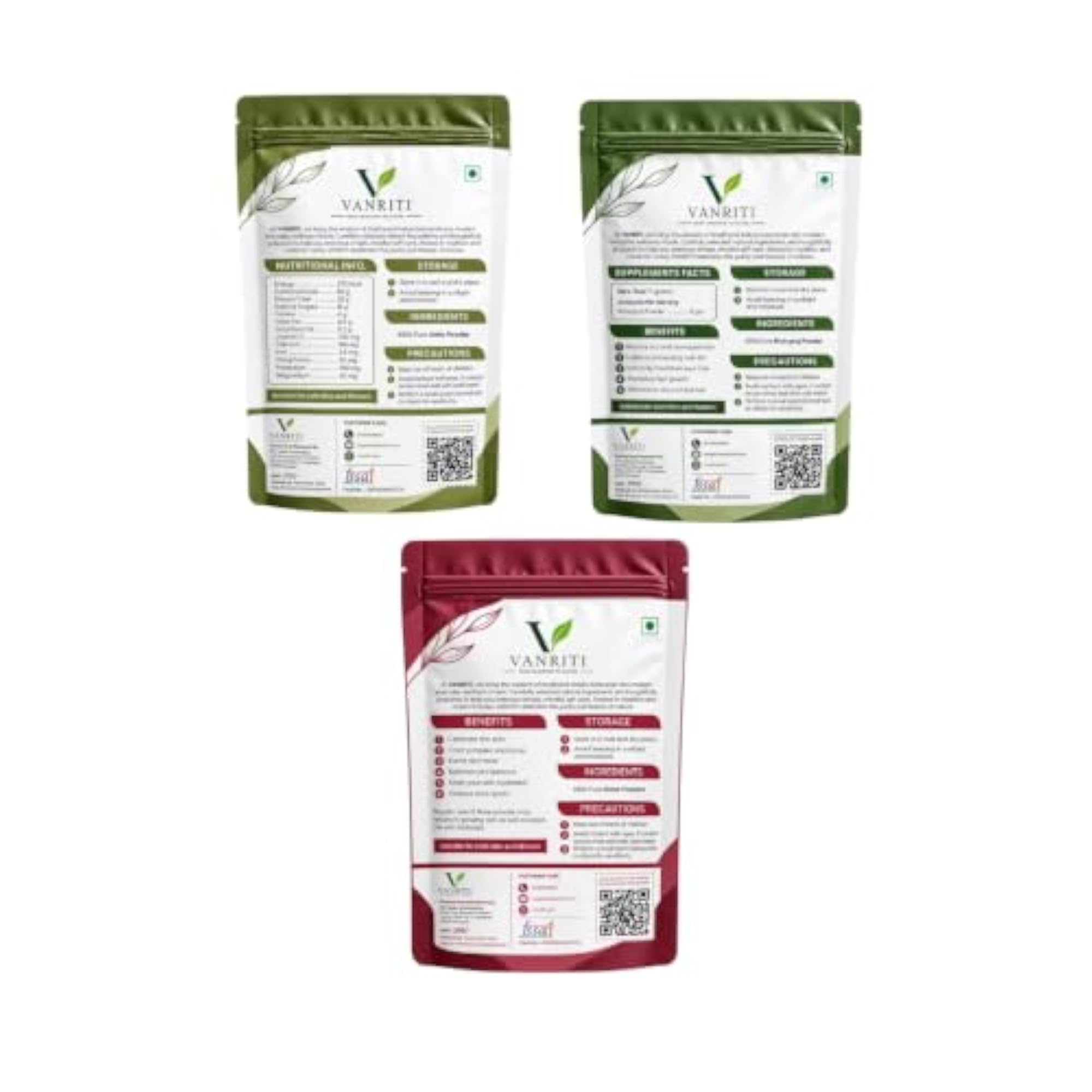 Amla, Bhringraj & Rose Powder, 300g, Beauty Ritual