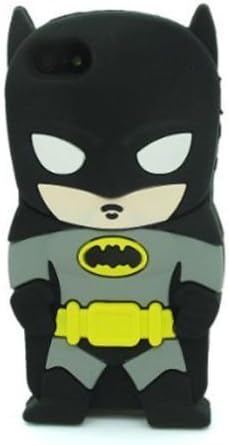 Anze0T0 Iphone 7 Batman Case,3D Hero Batman Back Cover Back Cover Soft Silicone Case for Apple iPhone 7/7s Black