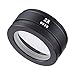 AmScope SM20 2X Barlow Lens For SM and SW Stereo Microscopes (48mm)