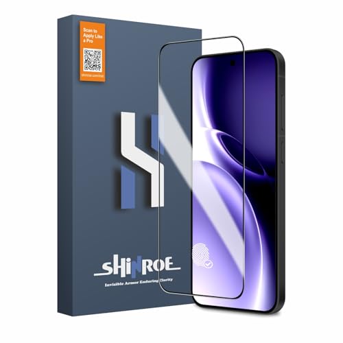 Image of Tempered Glass for Vivo X300 - Military Grade 9H Screen Guard, Anti-Scratch, Shatterproof, Edge-to-Edge Full Coverage - Black Border