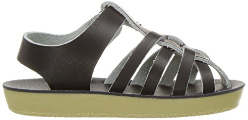 Salt Water Sandals By Hoy Shoe Baby Girls Sun-San Sailor Flat Sandal, Black, 3 Infant #TOP5