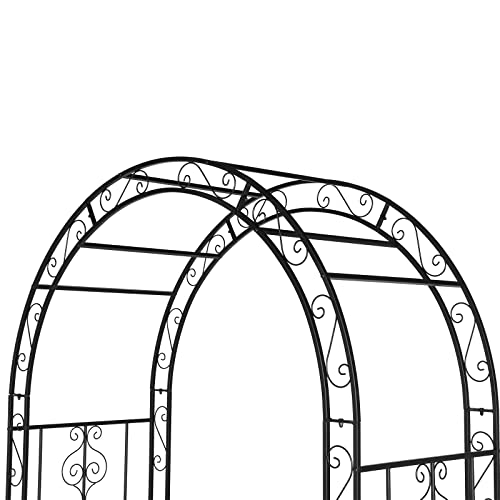 Outvita OV-001 7Ft Garden Arch Arbor, Heavy Duty Metal Arbour Archway thumb #3