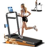 3.0HP 16% Incline Walking Pad Treadmill, 10KM/H Under Desk, 159KG, Quiet