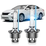 SENROBO D2S HID Bulbs Fit for Nissan 2010-2015 Altima 2004-2014 Maxima Murano Sedan Coupe D2S Xenon Headlight Bulbs, Low Beam Light Bulb, 8000K White Blue, Fast Installation, Pack of 2