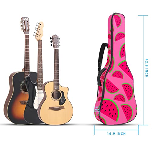 Housse de transport étanche pour guitare avec bandoulière réglable Motif cœurs roses, Multicolore 05, 42.9×16.9×4.7 in… - Les Beatles, Paul McCartney, John Lennon, RIngo Starr, George Harrison Housse de transport étanche pour guitare avec bandoulière réglable Motif cœurs roses, Multicolore 05, 42.9x16.9x4.7 in… – Image 6