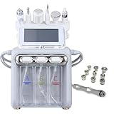 7 in 1 Hydrogen Oxygen Facial Beauty Machine Professional Facial Microdermabrasion Machine for Home Salon H2O2 Hydrafacial Machine Face Skin Care Device
