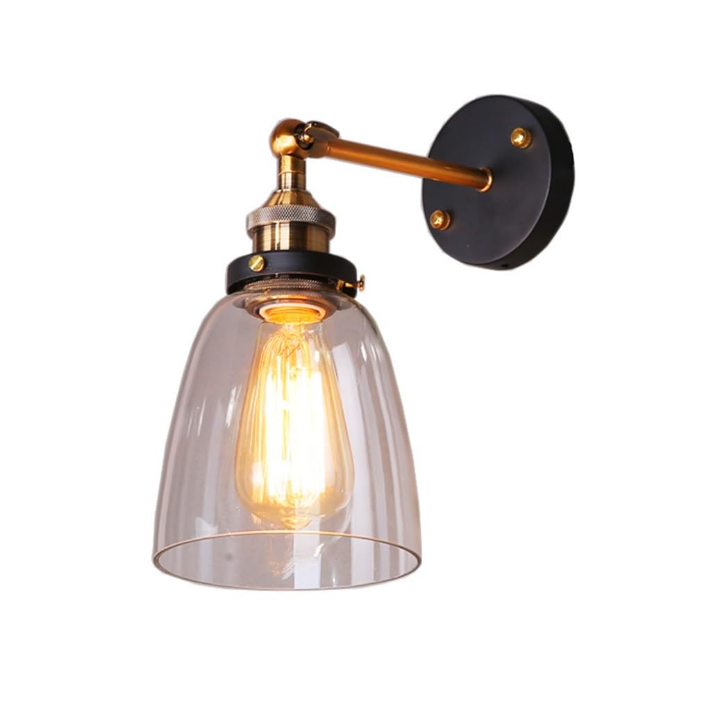 Lampe murale rétro en forme de cloche pour éclairage de chambre