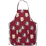 College Covers Everything Comfy Florida State Seminoles Tailgating or Grilling Apron With 9' Pocket, Fully...