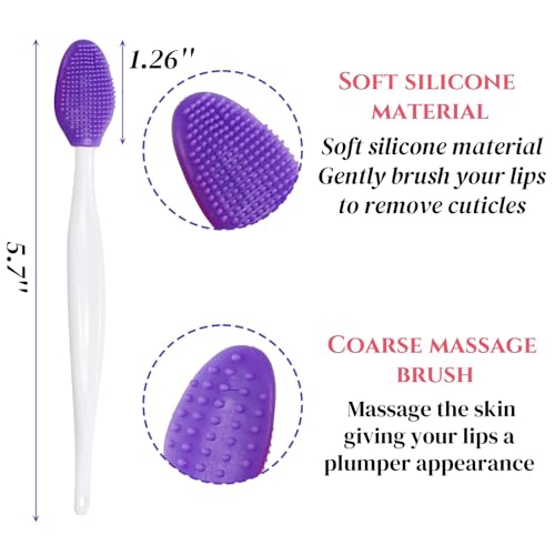 Points noirs et lèvres sèches ? Brosse exfoliante en silicone lot de 100