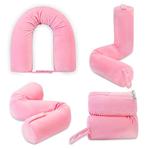 ENITYA Twist Memory Foam Travel Pillow for Neck, Chin, Lumbar and Leg. Scientific
